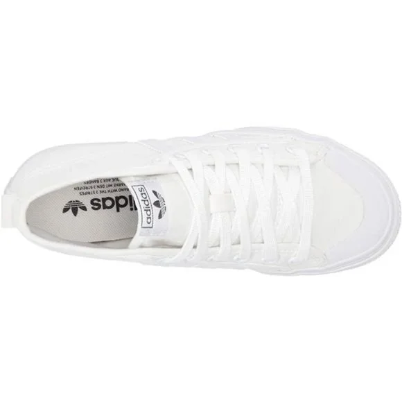 adidas gazelle silver green womens Nizza Platform Mid W – gravitypope main image 1